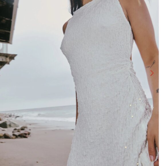 Maya Dress Lisa Says Gah - white - crinkle fabric - Picture 3 of 4